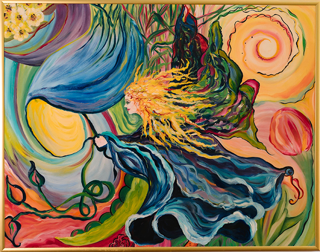 Painting by Beverly Walker