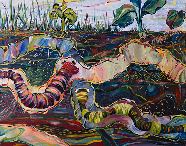 Painting by Beverly Walker