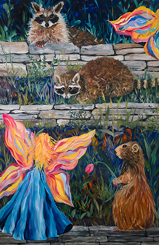 Painting by Beverly Walker